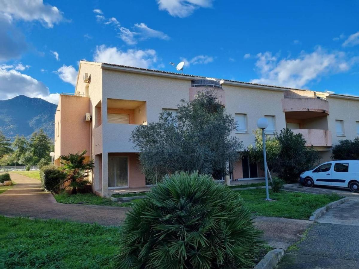 Nouvel Location D'Un Bel Appart T2 Climatise Et Meuble Au Rdch Avec Piscine Dans Residence Les Melody Santa-Maria-Poggio  Exterior photo
